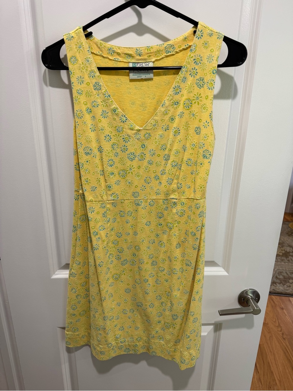 Vintage 100% Cotton Fresh Produce tank dress size S